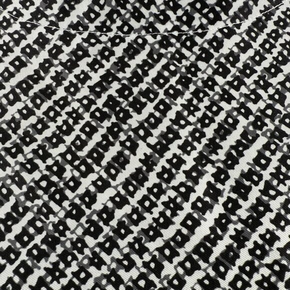 Insight Womens Blouse Tetris Dot Print Long Sleeve Size 6 Black & White - Picture 10 of 11